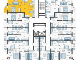Продается 2-комнатная квартира ЖК Зеленодар, литера 6, 67.2  м², 7910350 рублей