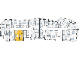 Продается 1-комнатная квартира ЖК Зеленодар, литера 5а, 50.8  м², 6324000 рублей