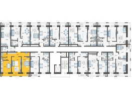 Продается 2-комнатная квартира ЖК Небо, литера 3, 66.7  м², 10291920 рублей