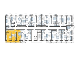 Продается 2-комнатная квартира ЖК Небо, литера 2, 66.7  м², 9919240 рублей