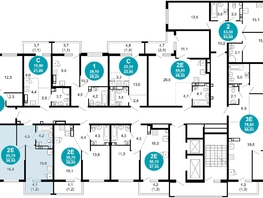 Продается 1-комнатная квартира ЖК Лестория, дом 5, 36.9  м², 15774750 рублей