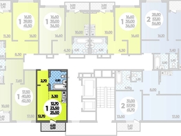 Продается Студия ЖК Парк у дома, литера 8.3, 25.5  м², 6040950 рублей