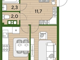 Продается 3-комнатная квартира ЖК DOGMA PARK (Догма парк), литера 21, 76  м², 10959200 рублей