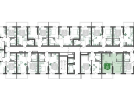 Продается 1-комнатная квартира ЖК Флора, 3 этап литера 5, 37.6  м², 13388920 рублей