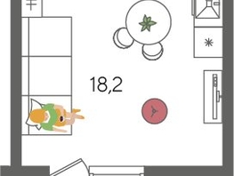 Продается Студия ЖК Рекорд 2, литера 5, 29.6  м², 6778400 рублей