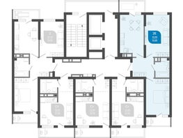 Продается 2-комнатная квартира ЖК Облака-2, блок секция 4-8, 56.4  м&sup2;, 10467840 рублей