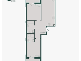 Продается 2-комнатная квартира ЖК Ботаника, литер 1.2, 59.3  м&sup2;, 8574780 рублей