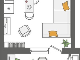 Продается Студия ЖК Рекорд 2, литера 2, 29.2  м&sup2;, 7869400 рублей