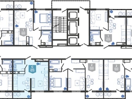Продается Студия ЖК Облака-3, дом 1, 32.4  м&sup2;, 7777296 рублей
