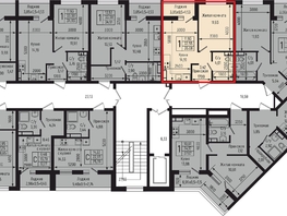 Продается 1-комнатная квартира ЖК Ботаника Хилс, лит 3, 35.08  м&sup2;, 9555440 рублей