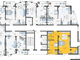 Продается Апартамент ЖК Режиссёр, литера 4, 51.13  м&sup2;, 7332042 рублей