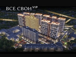 Продается 1-комнатная квартира ЖК Все Свои ВИП, литера 6, 37.45  м&sup2;, 10486000 рублей