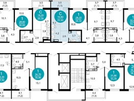 Продается 1-комнатная квартира ЖК Лестория, дом 6, 20.9  м&sup2;, 11082384 рублей