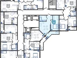 Продается 1-комнатная квартира ЖК Облака-3, дом 1, 43.1  м&sup2;, 8674306 рублей