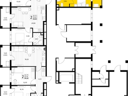 Продается 2-комнатная квартира ЖК Кипарис, литер 8, 63.1  м&sup2;, 19245500 рублей