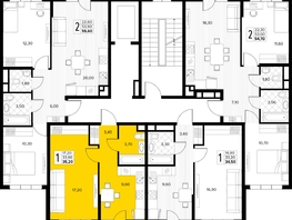Продается 1-комнатная квартира ЖК Кипарис, литер 8, 35.2  м&sup2;, 12144000 рублей