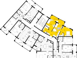 Продается 2-комнатная квартира ЖК Кипарис, литер 8, 53.2  м&sup2;, 16226000 рублей