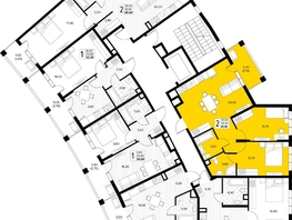 Продается 2-комнатная квартира ЖК Кипарис, литер 7, 61.1  м&sup2;, 18635500 рублей