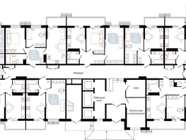 Продается 2-комнатная квартира ЖК Отражение, 1 очередь литера 1, 65.2  м&sup2;, 6993848 рублей