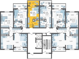 Продается Студия ЖК Горный квартал, литера 1, 25.3  м&sup2;, 8576700 рублей