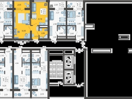 Продается 1-комнатная квартира ЖК Кислород, корпус 5, 38.8  м&sup2;, 14879800 рублей