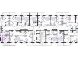 Продается 2-комнатная квартира ЖК Улыбка, литера 1, 45.5  м&sup2;, 6983070 рублей