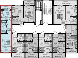 Продается 1-комнатная квартира ЖК Ботаника Хилс, лит 1, 31.61  м&sup2;, 9646000 рублей