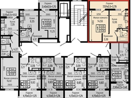 Продается 1-комнатная квартира ЖК Ботаника Хилс, лит 1, 34.04  м&sup2;, 9975000 рублей