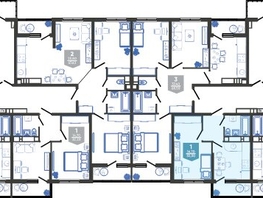Продается 1-комнатная квартира ЖК Облака-3, дом 1, 32.3  м&sup2;, 8122416 рублей