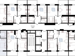 Продается 2-комнатная квартира ЖК Отражение, 1 очередь литера 2, 68.6  м&sup2;, 7791724 рублей