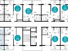 Продается 2-комнатная квартира ЖК Лестория, дом 4, 44.4  м&sup2;, 19004595 рублей