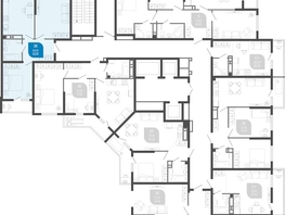 Продается 2-комнатная квартира ЖК Облака-2, блок секция 4-8, 56.3  м&sup2;, 11830713 рублей