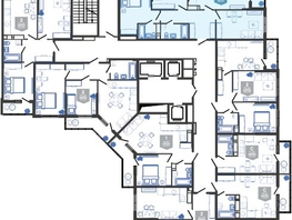 Продается 3-комнатная квартира ЖК Облака-3, дом 1, 78.9  м&sup2;, 13364950 рублей