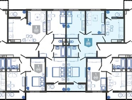 Продается 3-комнатная квартира ЖК Облака-3, дом 1, 68.5  м&sup2;, 12548995 рублей