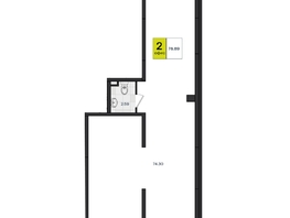 Продается Торговое Профессора Малигонова ул, 77.11  м&sup2;, 15358769 рублей