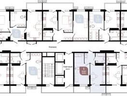 Продается 1-комнатная квартира ЖК Отражение, 1 очередь литера 1, 41  м&sup2;, 5948170 рублей