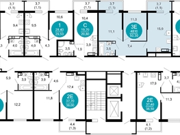 Продается 2-комнатная квартира ЖК Лестория, дом 3, 49.8  м&sup2;, 19893807 рублей