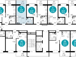 Продается 1-комнатная квартира ЖК Флора, 4 этап, 20.9  м&sup2;, 11122105 рублей