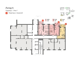Продается Офис ЖК Теплые края, литер 4, 39.9  м&sup2;, 8778000 рублей