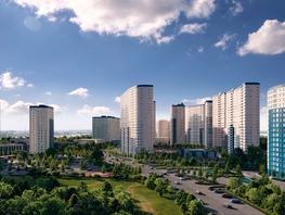 Продается 1-комнатная квартира ЖК Фонтаны, литер 23, 39.4  м&sup2;, 7761800 рублей