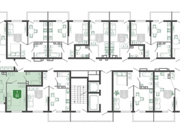 Продается 1-комнатная квартира ЖК Флора, 3 этап литера 4, 38.1  м&sup2;, 13536560 рублей