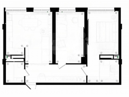 Продается 2-комнатная квартира Круговая ул, 61  м&sup2;, 11000000 рублей
