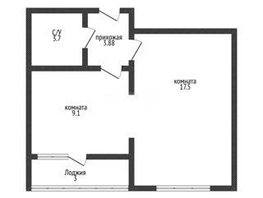 Продается 1-комнатная квартира Питерская ул, 38.1  м&sup2;, 5600000 рублей