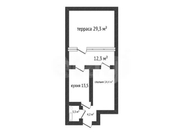 Продается 1-комнатная квартира ЖК Самолет, литера 26, 35.3  м&sup2;, 8990000 рублей