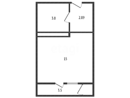Продается Студия Западный Обход ул, 21.4  м&sup2;, 3400000 рублей