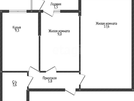 Продается 2-комнатная квартира ЖК Клубный квартал Европа 6, литера 7, 45.6  м&sup2;, 5100000 рублей