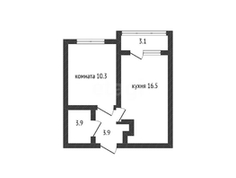 Продается 1-комнатная квартира ЖК Ural (Урал), 34.6  м&sup2;, 5500000 рублей