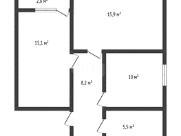 Продается 2-комнатная квартира Западный Обход ул, 54.7  м&sup2;, 6300000 рублей