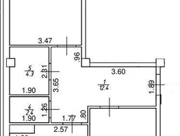 Продается 2-комнатная квартира Шмидта ул, 67.7  м&sup2;, 8500000 рублей