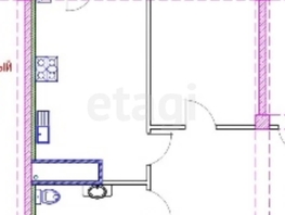 Продается 1-комнатная квартира ЖК Ботанический-2, 47  м², 6500000 рублей